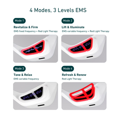 RejuvenEye™ - EMS Red Light Massager for Puffiness & Dark Circles