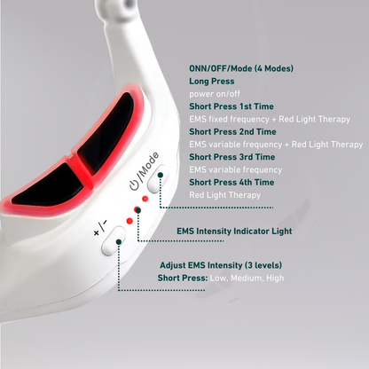 RejuvenEye™ - EMS Red Light Massager for Puffiness & Dark Circles